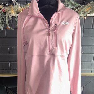 The North Face Light Pink Half-Zip Fleece